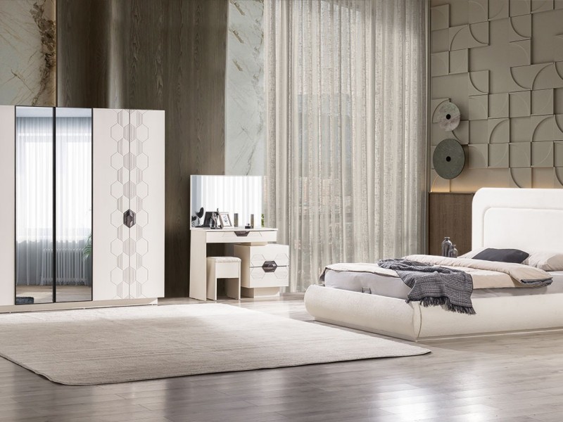 Opal Yatak Odası Takımı Yüzeysel MDF