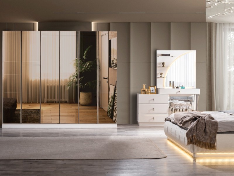 Güneş Yatak Odası Takımı %100 MDF