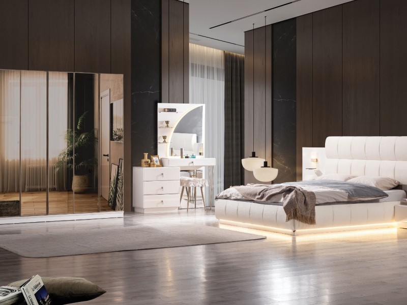 Güneş Yatak Odası Takımı %100 MDF