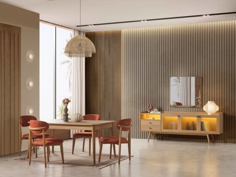 Mono Yemek Odası Ön Yüzler MDF