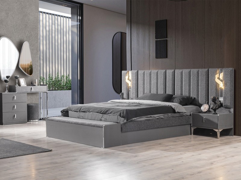 Elit Antrasit Yatak Odası Takımı