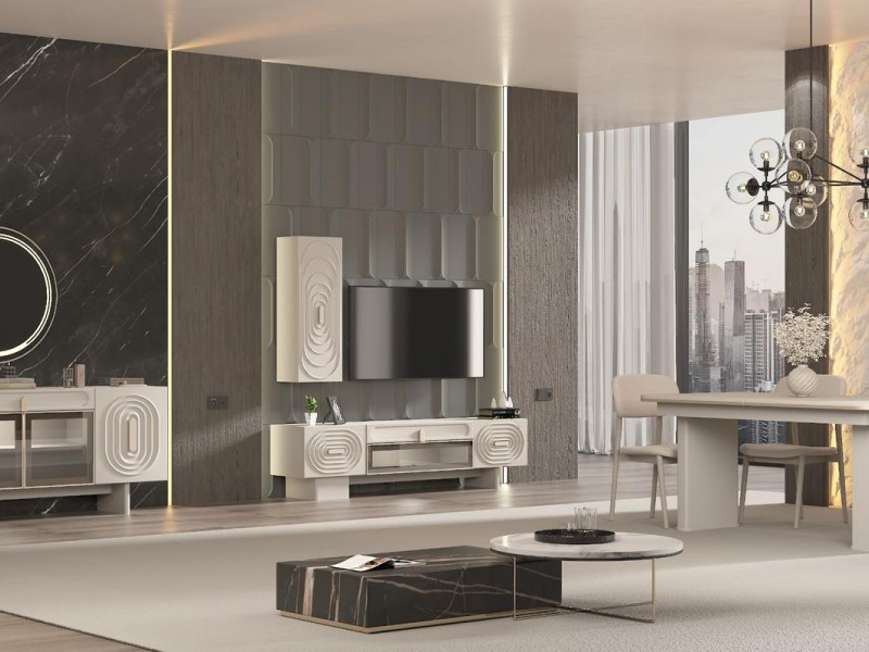 Galaksi Yemek Odası (Ön yüzler %100 mdf kasa suntalem malzemeden üretilmiştir)