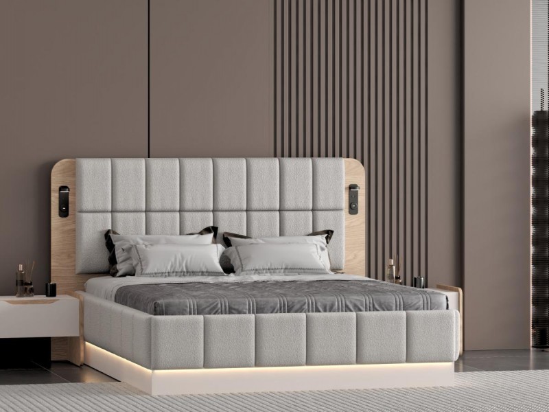 Pera Aytaşı Ceviz Yatak Odası Takımı Yüzler MDF