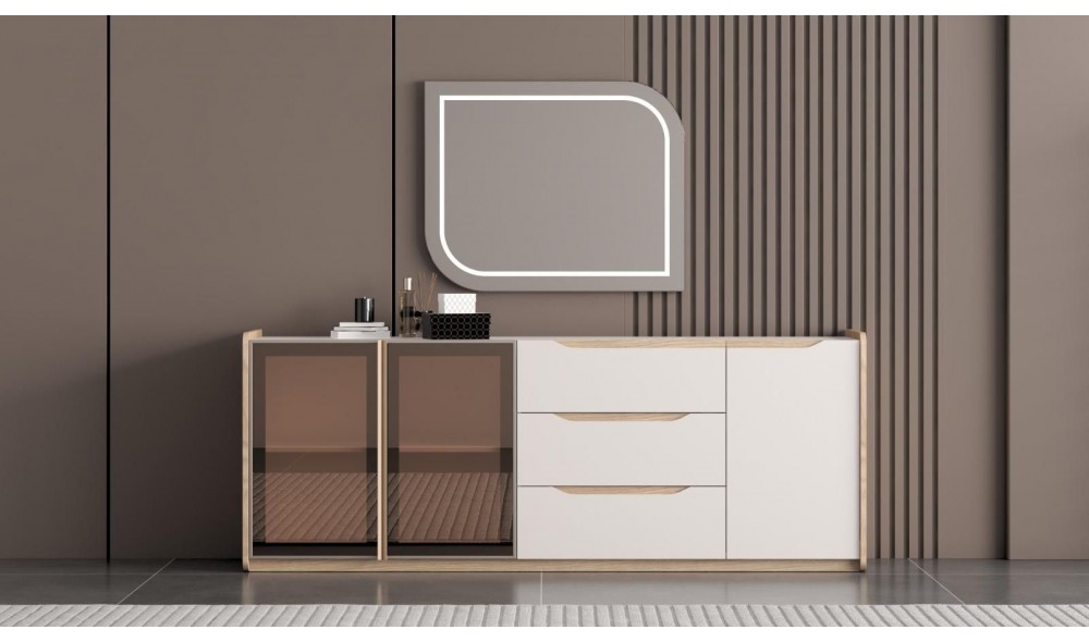 Pera Aytaşı Ceviz Yemek Odası Yüzler MDF