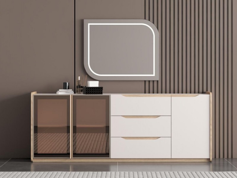 Pera Aytaşı Ceviz Yemek Odası Yüzler MDF