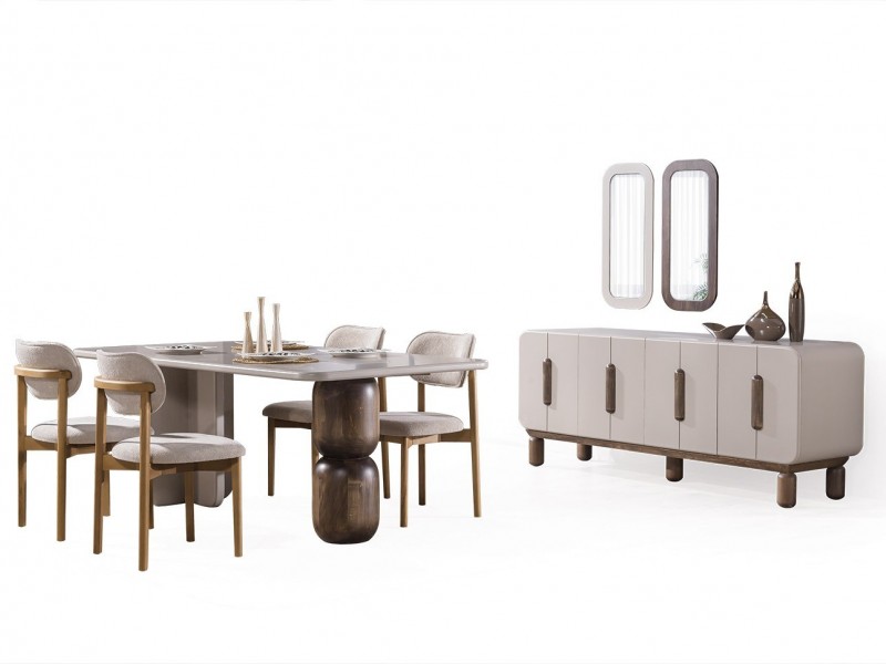 Kumtaşı Yemek Odası %100 MDF