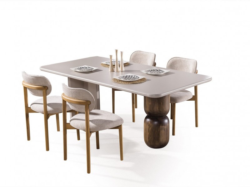 Kumtaşı Yemek Odası %100 MDF