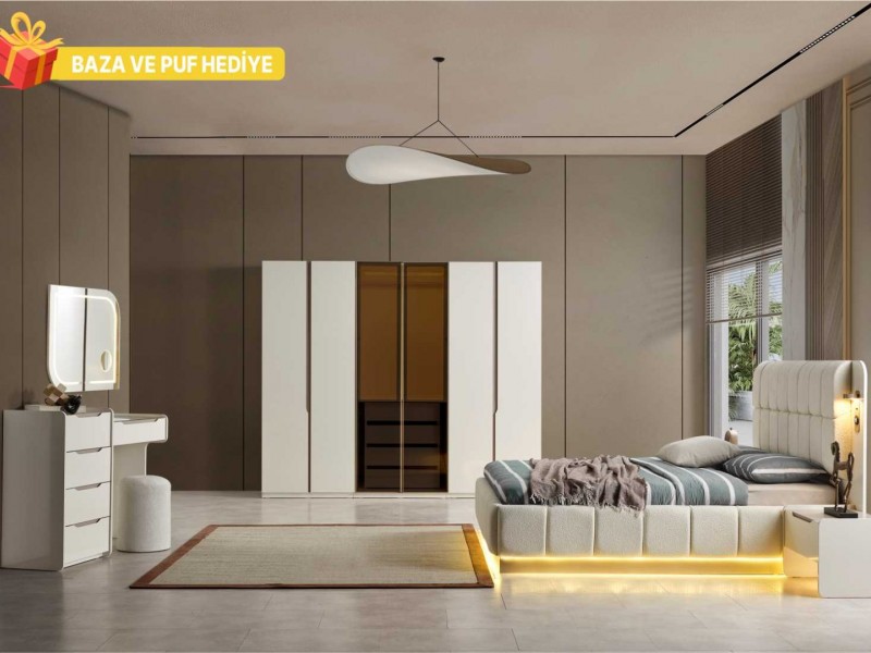 Pera Yatak Odası Takımı Yüzler MDF