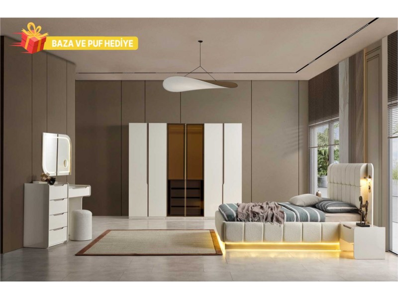 Pera Yatak Odası Takımı Yüzler MDF