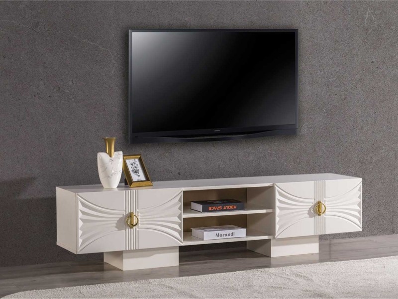 Dora Tv Ünitesi (Ön yüzler %100 mdf kasa suntalem malzemeden üretilmiştir)