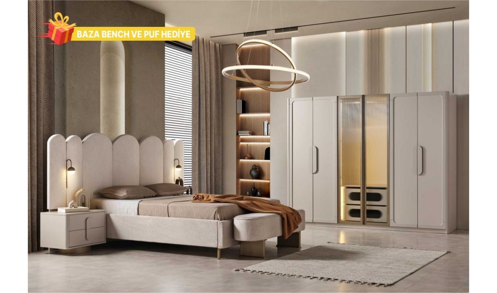 Eyfel Yatak Odası Takımı Yüzeysel MDF