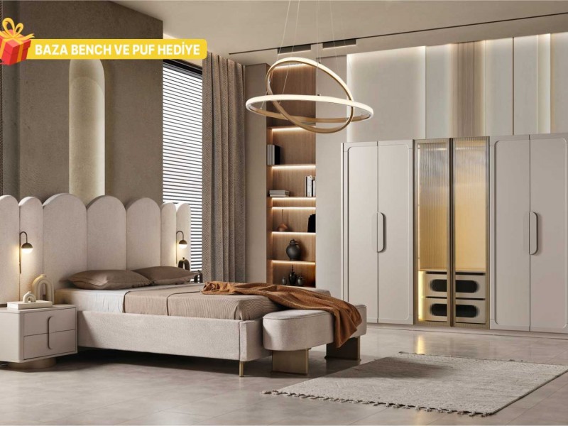 Eyfel Yatak Odası Takımı Yüzeysel MDF