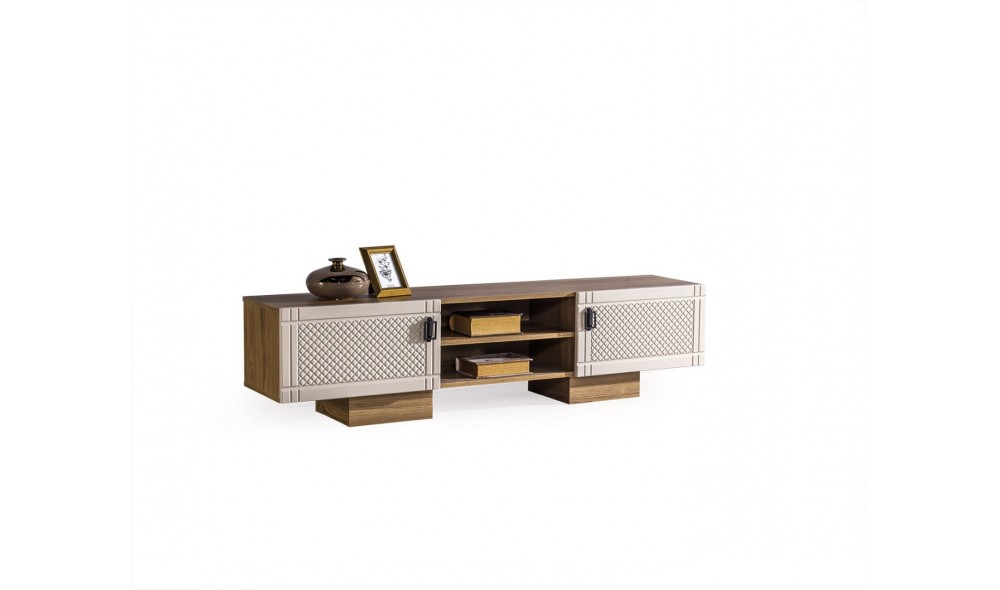 Luna Tv Ünitesi (Ön yüzler %100 mdf kasa suntalem malzemeden üretilmiştir)