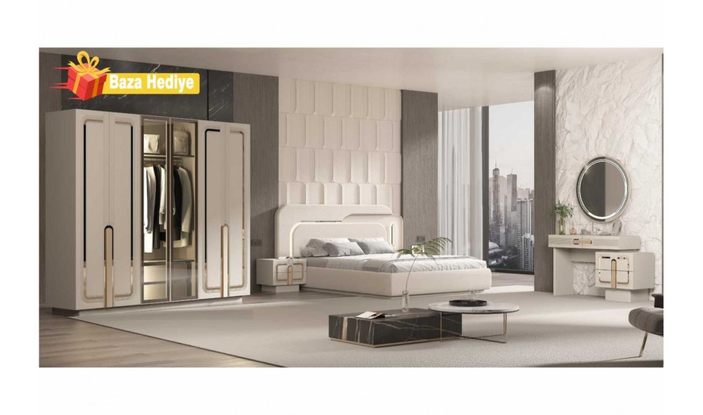 Zambak Yatak Odası Takımı Yüzeysel MDF