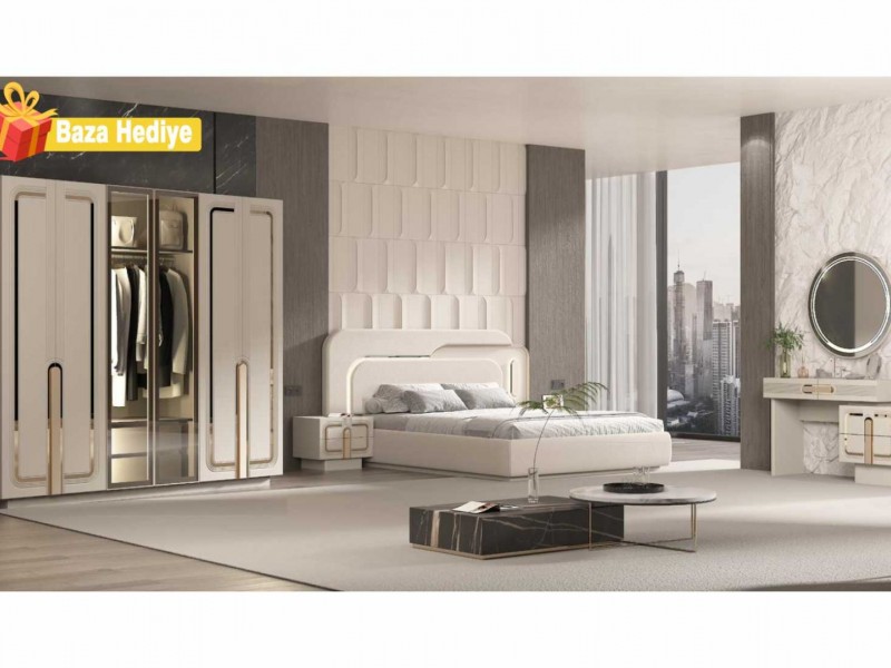 Zambak Yatak Odası Takımı Yüzeysel MDF