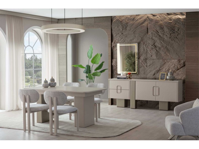 Parla · Yemek Odası Takımı %100 MDF