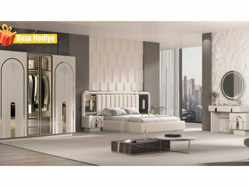 Roma Yatak Odası Takımı Yüzeysel MDF