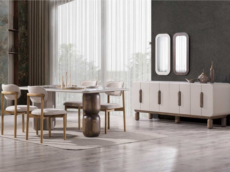 Kumtaşı Yemek Odası %100 MDF