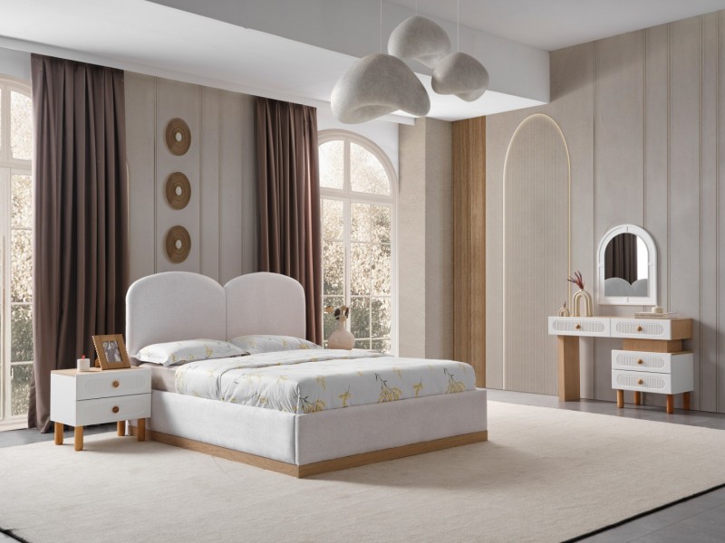 Nergis Yatak Odası Takımı Yüzeysel MDF