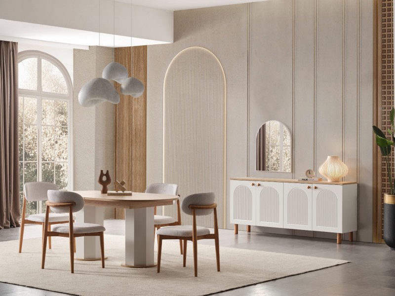 Nergis Düğün Paketi (Ön yüzler %100 mdf kasa suntalem malzemeden üretilmiştir)