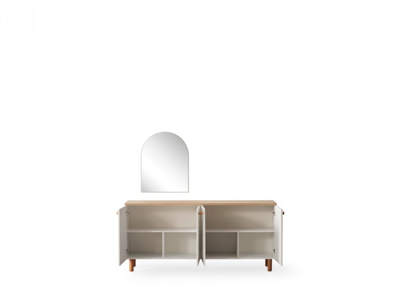 Nergis Yemek Odası (Ön yüzler %100 mdf kasa suntalem malzemeden üretilmiştir)