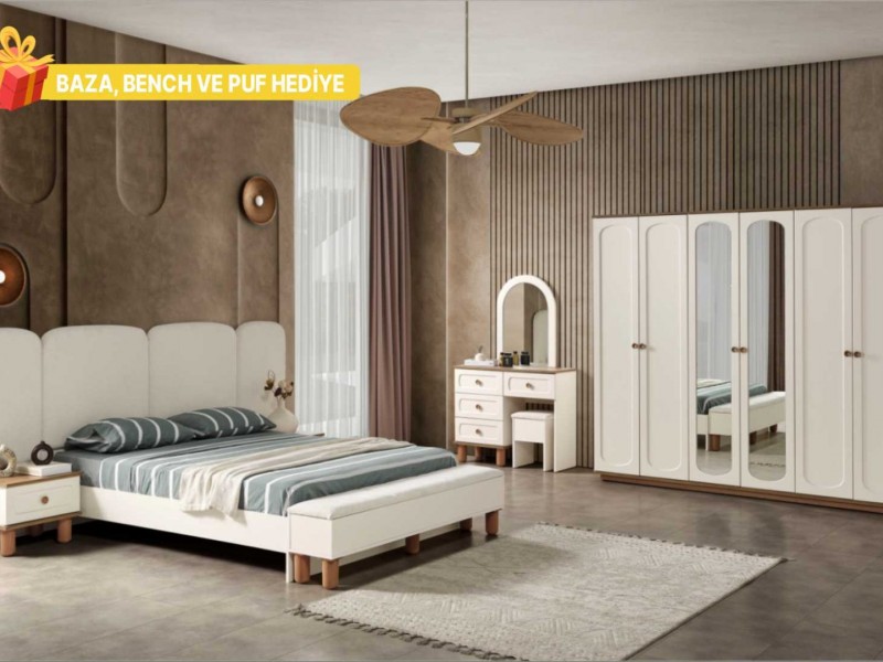 Bohem Yatak Odası Takımı Yüzeysel MDF