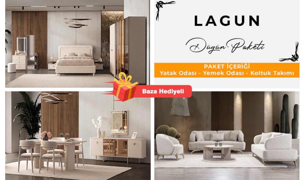 Lagün Düğün Paketi %100 MDF