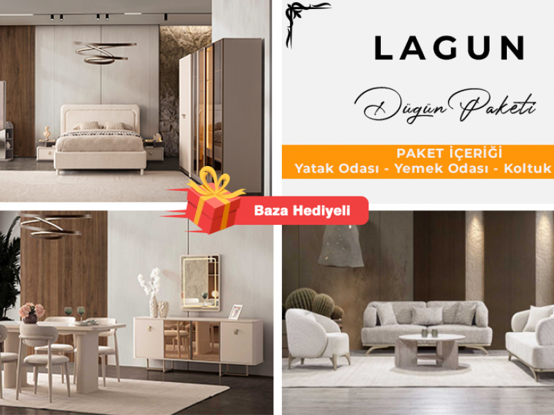 Lagün Düğün Paketi %100 MDF