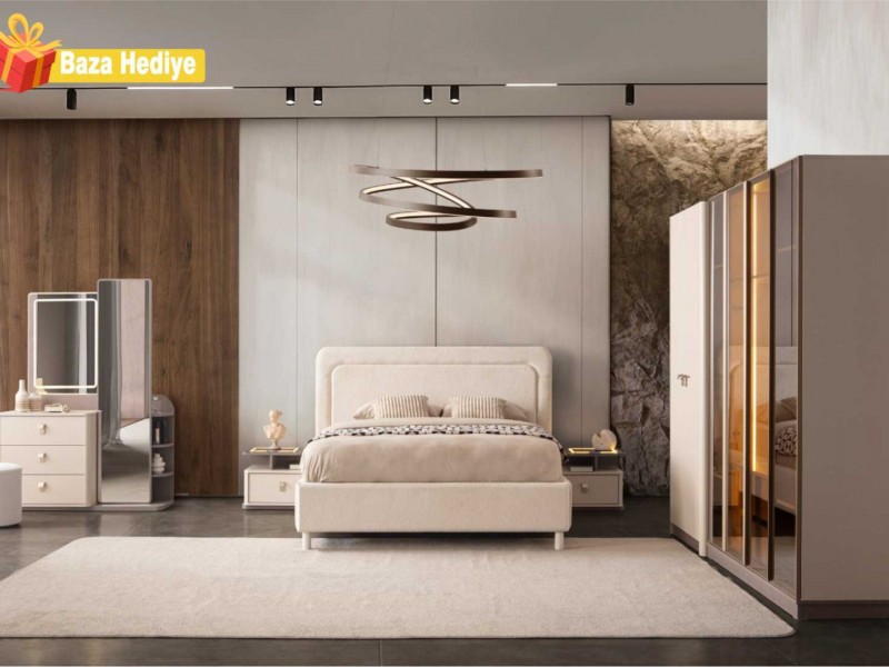 Lagün Yatak Odası Takımı (%100 MDF)