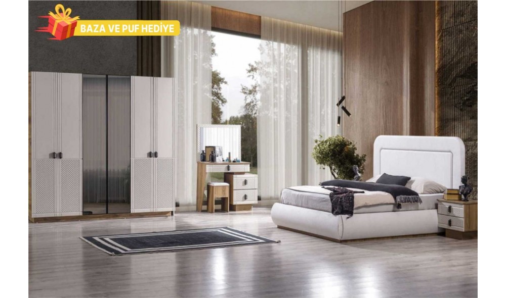 Luna Yatak Odası Takımı Yüzeysel MDF