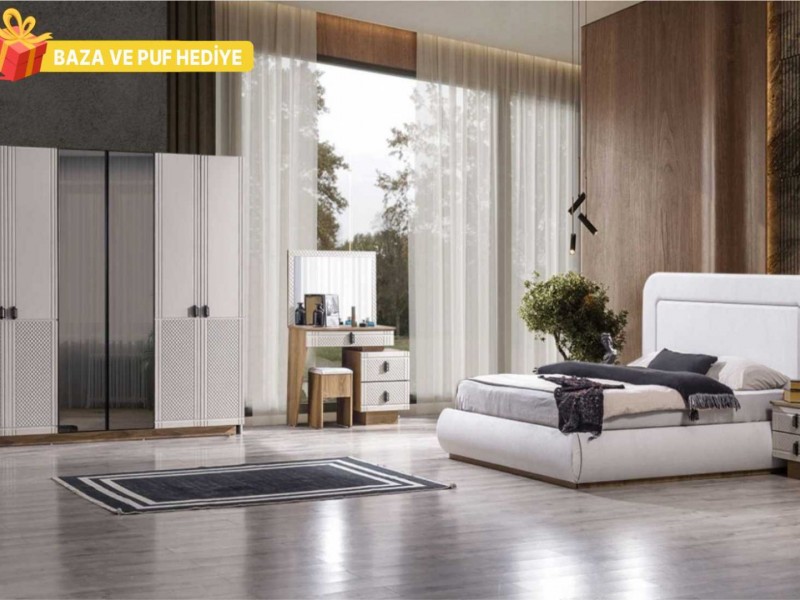 Luna Yatak Odası Takımı Yüzeysel MDF