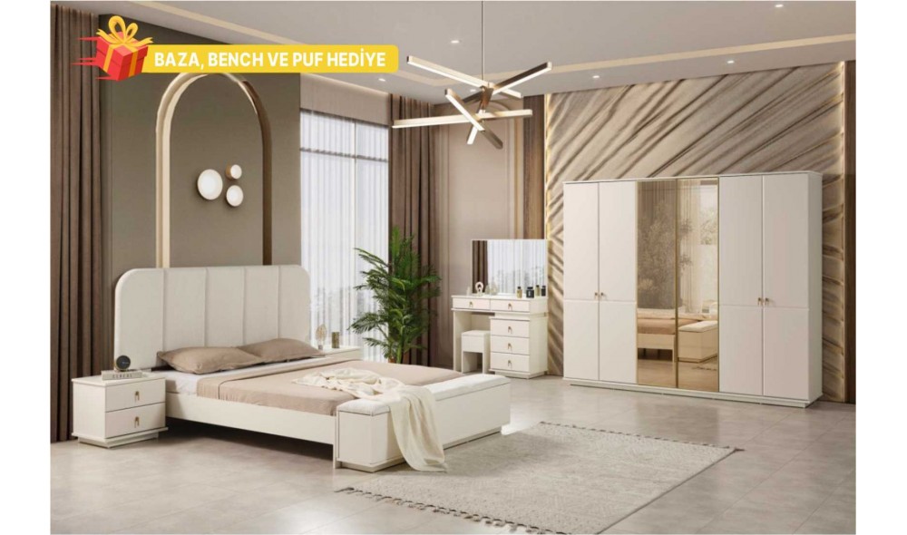 Mitra Yatak Odası Takımı Yüzeysel MDF