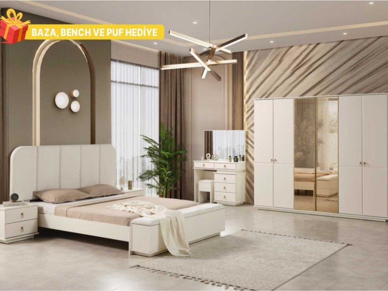 Mitra Yatak Odası Takımı Yüzeysel MDF