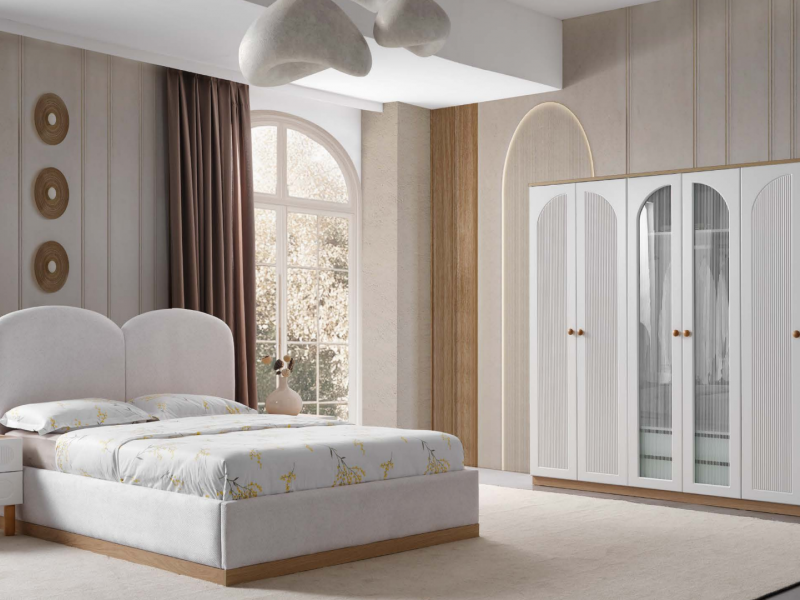 Nergis Düğün Paketi (Ön yüzler %100 mdf kasa suntalem malzemeden üretilmiştir)