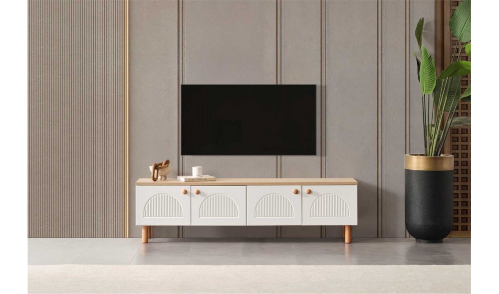 Nergis Tv Ünitesi (Ön yüzler %100 mdf kasa suntalem malzemeden üretilmiştir)