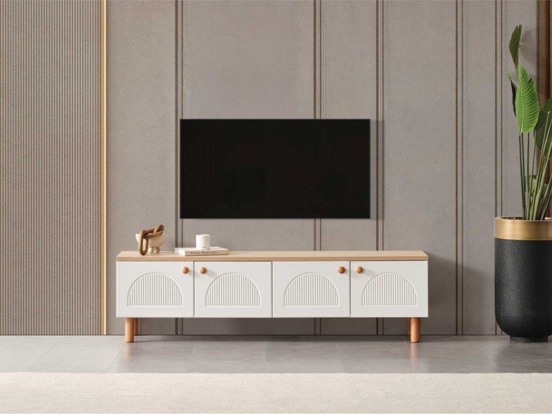 Nergis Tv Ünitesi (Ön yüzler %100 mdf kasa suntalem malzemeden üretilmiştir)