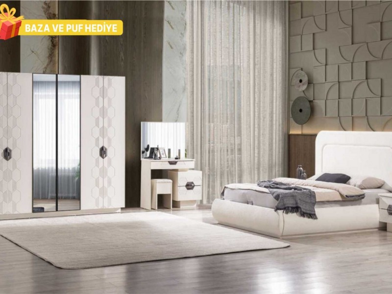 Opal Yatak Odası Takımı Yüzeysel MDF