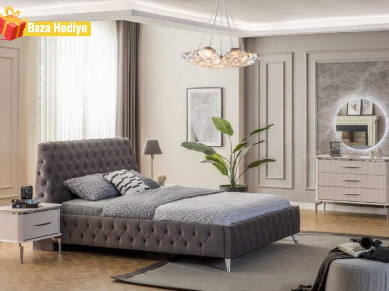 Royal Gümüş Yatak Odası Takımı
