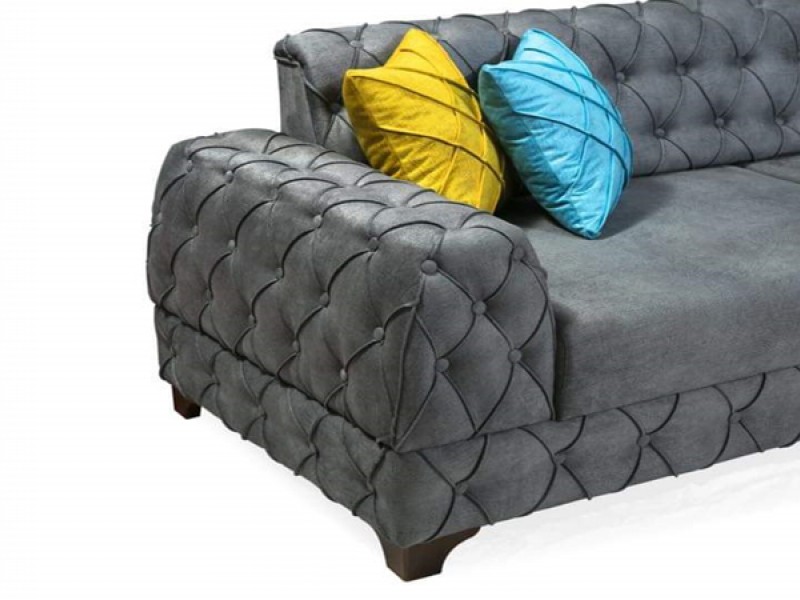 Perla Chester Köşe takımı (Yataklı Sandıklı)