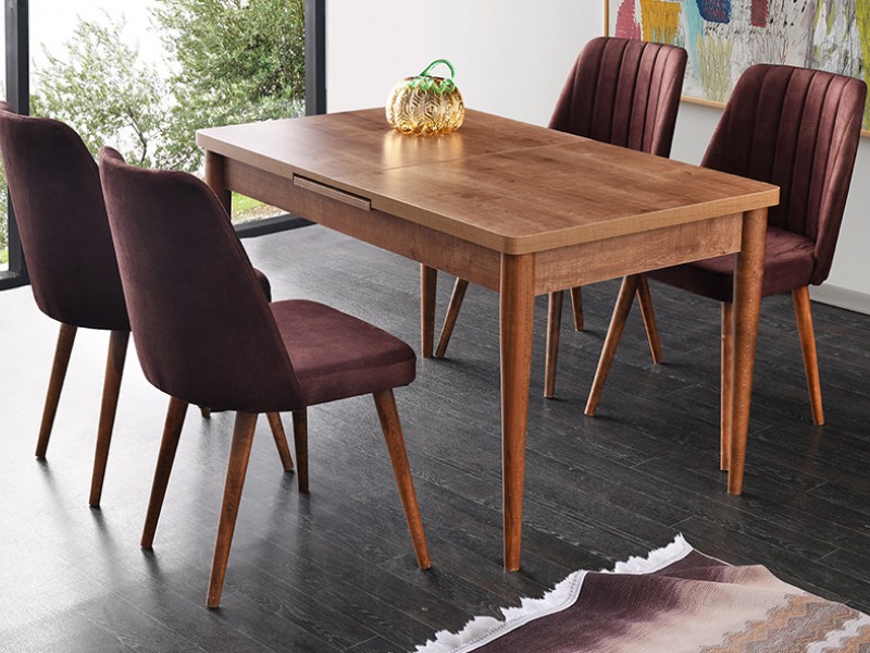 Alfa Ceviz Masa Seti