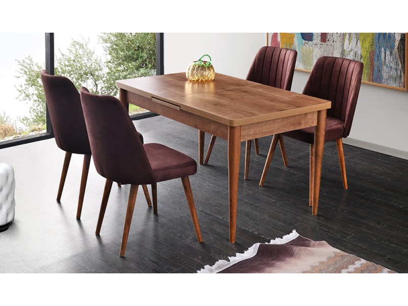 Alfa Ceviz Masa Seti