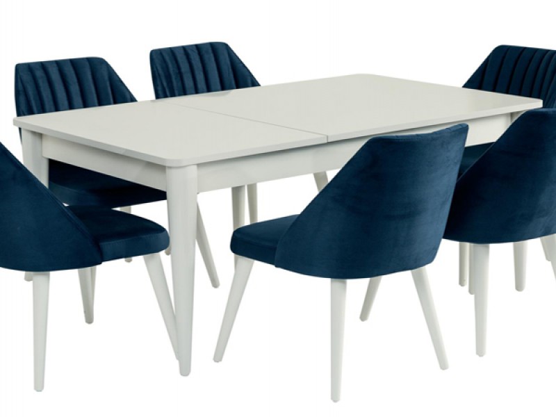 Torino Masa Sandalye Beyaz 