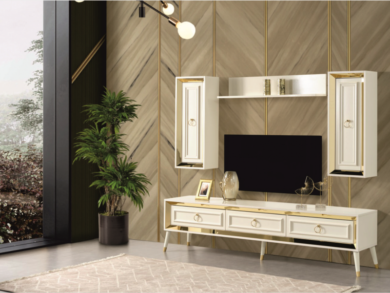 Rose Gold Tv Ünitesi