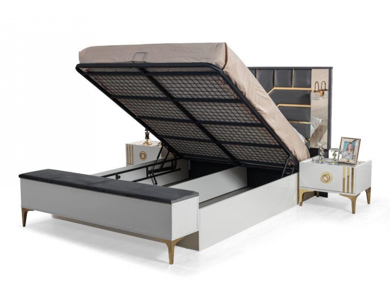 LOTTO AYTAŞI YATAK ODASI TAKIMI BAZA VE BENCH HEDİYELİ