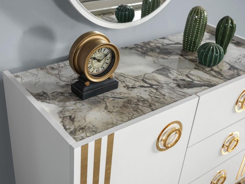 LOTTO AYTAŞI YATAK ODASI TAKIMI BAZA VE BENCH HEDİYELİ