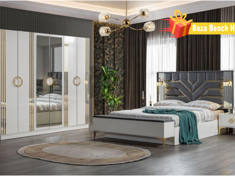 LOTTO AYTAŞI YATAK ODASI TAKIMI BAZA VE BENCH HEDİYELİ