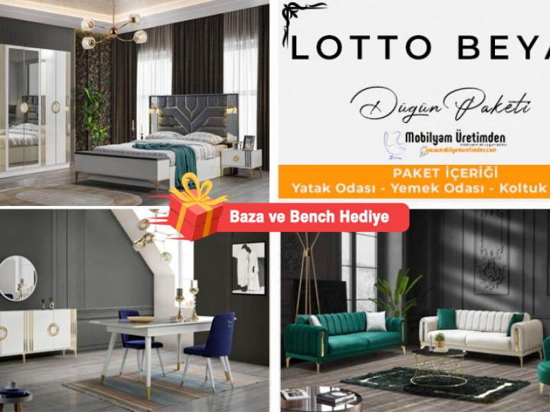 Lotto Beyaz Düğün Paketi