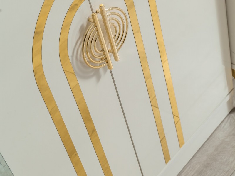 Sıla Yatak Odası Takımı Baza, Bench, Boy Aynası Ve Puf Hediye