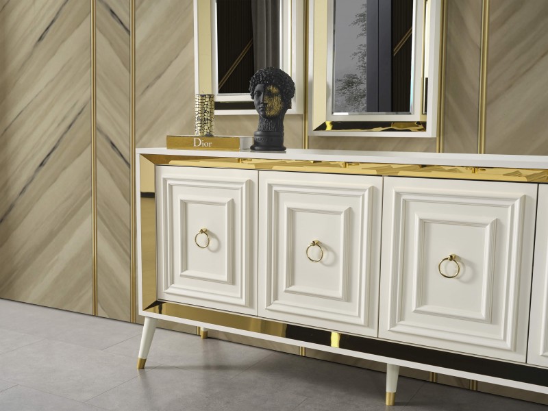 Rose Gold Yemek Odası