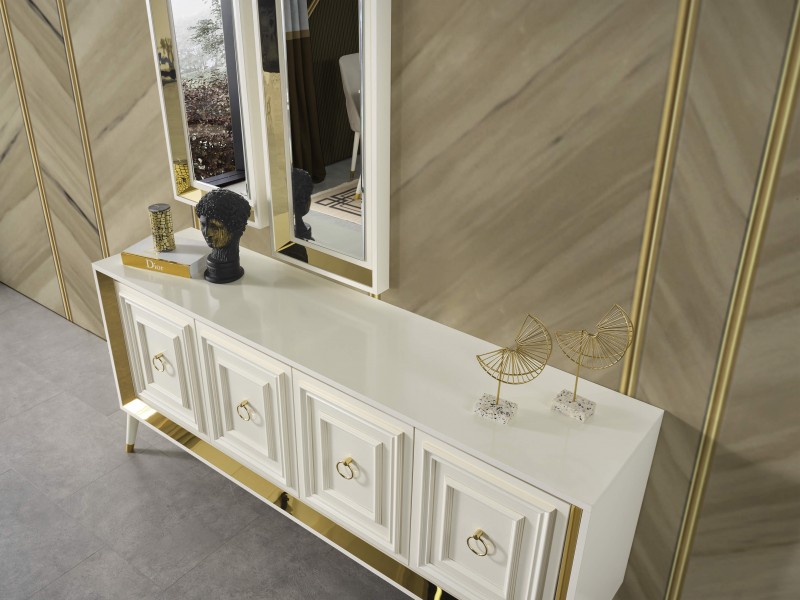 Rose Gold Yemek Odası